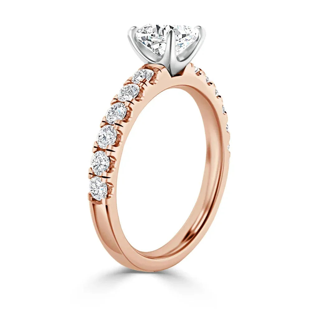 Violet - 18ct Rose Gold - Cushion