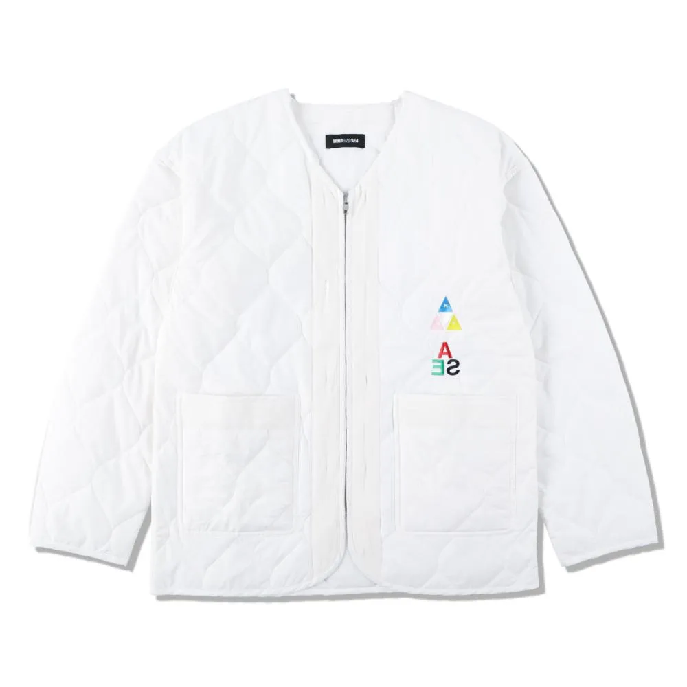 WIND AND SEA HUF × WDS QUILTED LINER JACKET-IVORY