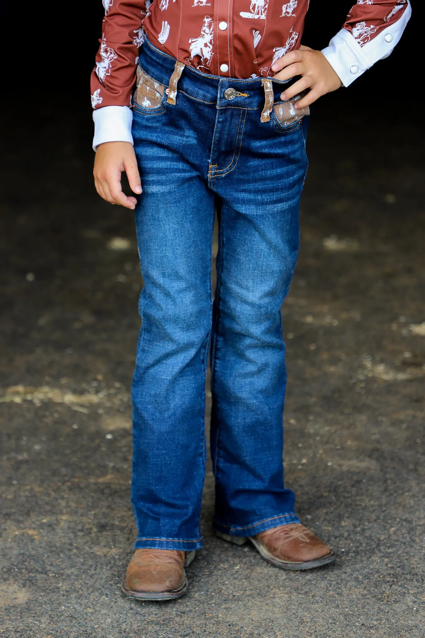 *YOUTH* BUCKAROO BOOTCUT DENIM JEANS